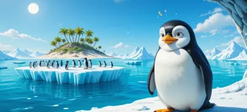 قصه آموزنده پنگوئن ناراضی برای کودکان