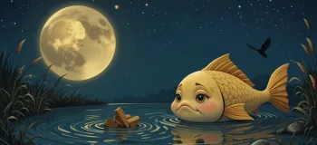 قصه کودکانه شب ماهی و ماه: خدای مهربون