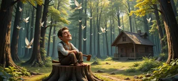 داستان کودکانه قُمری و هیزم شکن فقیر + دانلود قصۀ صوتی