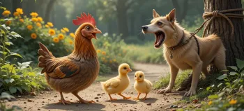 قصه کودکانه جوجه کوچولو: تی تاب تی تاب بدو