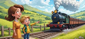 قصه ماجرای قطار و تخیلات آدام برای کودکان