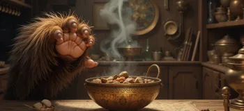معنی و مفهوم ضرب المثل 'خانه خرس و بادیه مس'