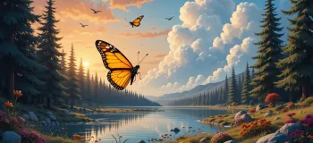 قصه جذاب پروانه ای که مسیرش را گم کرد برای کودکان