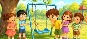 ماجرای تاب قلقلکی در پارک داستانی جذاب برای کودکان