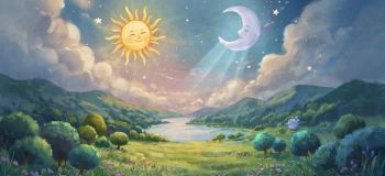 شعر آفتاب و مهتاب؛ ترنم رنگ ها و نور برای کودکان