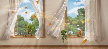 شعر کودکانه صدای باد و پنجره ی اتاق