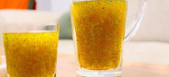 راز معلق ماندن تخم شربتی و خاکشیر / طرز تهیه شربت زعفرانی اصیل ایرانی