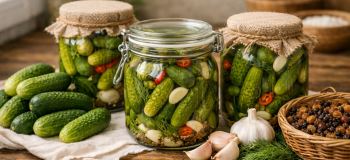 روش درست کردن خیارشور خانگی ترد و خوشمزه به سبک بازاری