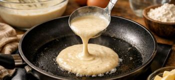 طرز تهیه پنکیک ساده با آب؛ روش درست کردن پنکیک ساده، نرم و پفکی بدون شیر