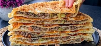 طرز تهیه پیراشکی گوشت با خمیر آرد و آب؛ نرم، خوشمزه و متفاوت