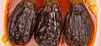 خوشمزه ترین دلمه بادمجان با گوشت و گوجه؛ ساده و خوشمزه