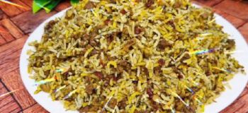 طرز تهیه پلو مخلوط با قارچ و گوشت چرخ کرده؛ یک غذای متفاوت و خوش عطر