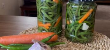 روش درست کردن ترشی لوبیا سبز ترد و خوشمزه به روش خانگی
