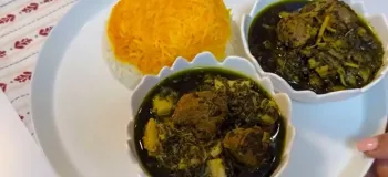 مراحل تهیه خورشت ریواس و خورشت کنگر با یک دستور تهیه مشترک!