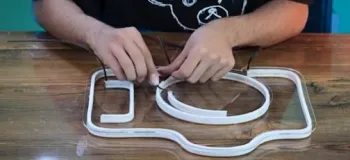 ساخت تابلو نئونی با طرح دلخواه / مراحل ساخت تابلو نئونی