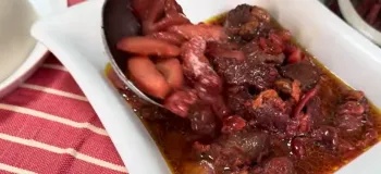 آموزش تهیه خورش سیب و آلبالو خوشمزه / یک خورش تابستانی آسان