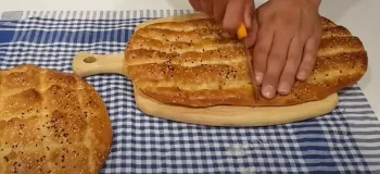 نحوه تهیه نان بربری خانگی با روش نانوایی / بربری خانگی فوری