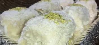 دسر ترکی با طعم نارگیل و وانیل حتما درستش کنین ، خیلی راحت و آسان!