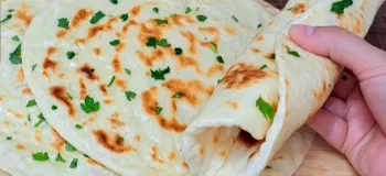 نان بازلاما نان ترکی نرم و خوشمزه / آموزش نان تابه ای نان بدون فر