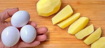 غذای بدون گوشت ولی خوشمزه تر از کباب فقط با سیب زمینی و تخم مرغ!