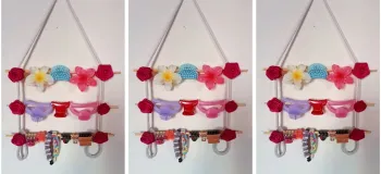 ایده خلاقانه برای ساخت گیره مو DIY در کنار اتاق!