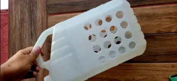 ساخت زنبیل با گالن های پلاستیکی: ایده ای خلاقانه و کاربردی