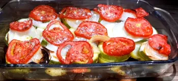 یک شام کامل و خوشمزه مخصوص کسایی که گوشت نمیخورن با سیب زمینی و کدو و بادمجان!