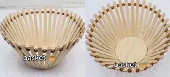 آموزش ساخت سبد زیبا با چوب بستنی!