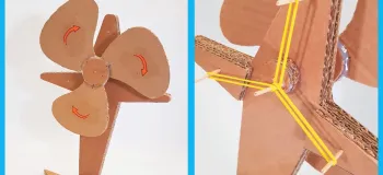 آموزش ساخت پنکه مقوایی بدون نیاز به برق!