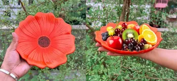 آموزش ساخت کاسه و بشقاب میوه با گچ!