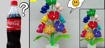 ایده های خلاقانه برای ساخت گل با بطری پلاستیکی!