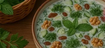 خنک ترین غذای تابستونی ایرانی کی آبدوغ خیار سنتی!