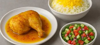 راز طعم مرغ مشهدی : مرغ با پیاز کاراملی لذیذ و خوشمزه