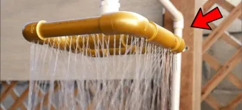 راه حل ساده برای درست کردن دوش حمام با لوله ها!