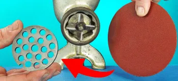 تیز کردن تیغه چرخ گوشت در یک دقیقه!