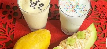 شیک انبه و طالبی / نوشیدنی تابستونی خوشمزه
