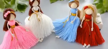 آموزش ساخت عروسک پشمی با کاموا و مقوا!