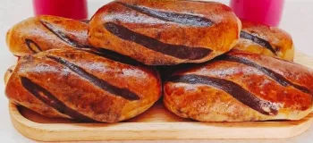 راز پخت نان دورنگ در ۱۰ دقیقه با کمترین مواد زیبا و لوکس!