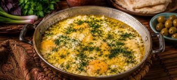 پنیر برشته؛ غذای اصیل گیلانی با پنیر محلی و تخم مرغ