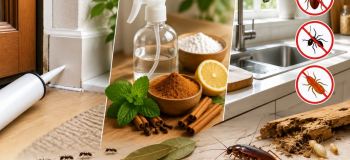 ۳ روش ساده و کم هزینه برای از بین بردن و جلوگیری از ورود سوسک، مورچه و موریانه به خانه؛ بدون سم پاشی!