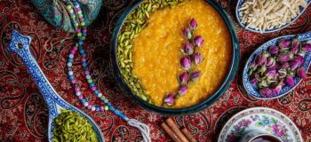 شله زرد نذری برای ۲۰ نفر؛ راز یک دسر زعفرانی خوش رنگ و خوش عطر برای سفره های مذهبی