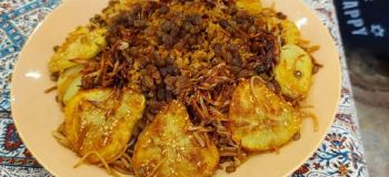 اریشته داغلاما مجلسی و بی نظیر؛ غذای اصیل آذری با عدس و کشمش به سبک مادربزرگ های تبریزی