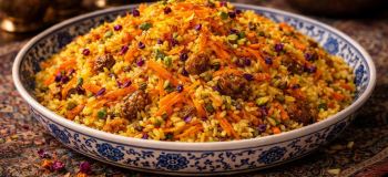 طرز تهیه پلو مخلوط با هویج و بادمجان؛ یک غذای مجلسی و خوش عطر برای مهمانی