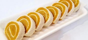 طرز تهیه حلوا رولی مجلسی با نان میکادو و لواش؛ شیرینی شیک و خوشمزه برای پذیرایی