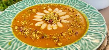 طرز تهیه حلوای خرمالو مجلسی؛ حلوایی خوشرنگ، خوش عطر و لطیف با طعم پاییزی