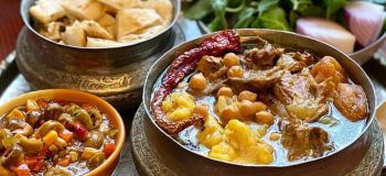 یخنی نخود زنجانی؛ غذای اصیل و مقوی زنجان با عطر نخود و گوشت