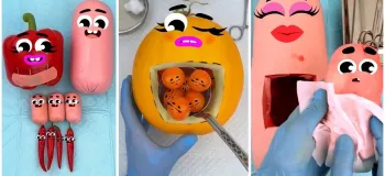 ماجراهای خنده دار جراحی میوه ها و سبزیجات !