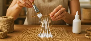 مثل من نخ ها را با چسب بپوشانید! با کمترین هزینه، وسایل فوق العاده ای برای خانه تان خواهید داشت!