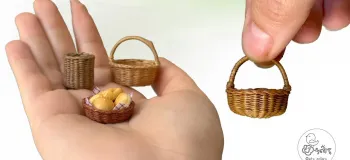 نحوه ساخت سبد مینیاتوری | آموزش آسان !