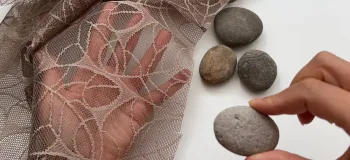 ببینید با استفاده از تور و سنگریزه چی درست کردم!